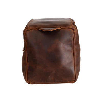 Leather Travel Wash Bag Darwin Sandal - Greenwood Leather