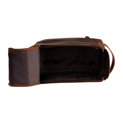 Leather Travel Wash Bag Darwin Sandal - Greenwood Leather