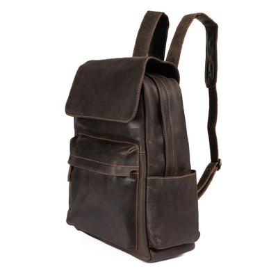 Leather Vintage Backpack Scott - Unisex - Greenwood Leather