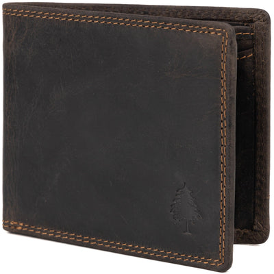 Leather Wallet Brown - Greenwood Leather