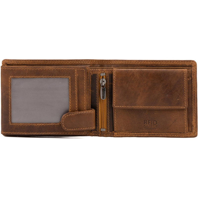 Leather Wallet Judd - Camel - Greenwood Leather