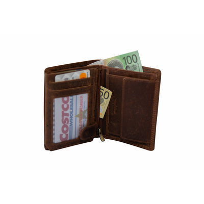 RFID Leather Wallet Melton - Sandel - Greenwood Leather