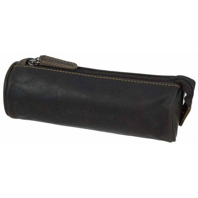 Leather Pen Case Brown - Ava - Greenwood Leather