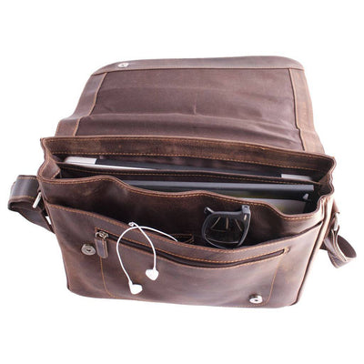 Leather Shoulder Bag - Martin Brown - Greenwood Leather