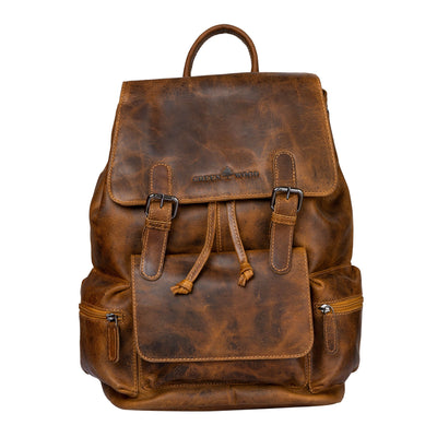MIDLAND LEATHER BACKPACK - Unisex - Greenwood Leather