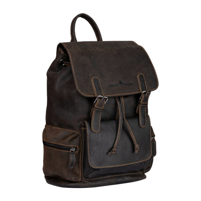 MIDLAND LEATHER BACKPACK - Unisex - Greenwood Leather