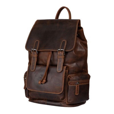 MIDLAND LEATHER BACKPACK - Unisex - Greenwood Leather