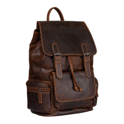 MIDLAND LEATHER BACKPACK - Unisex - Greenwood Leather
