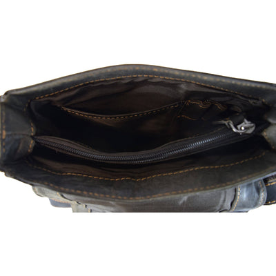 Mini - Messenger Henry - Brown - Unisex - Greenwood Leather