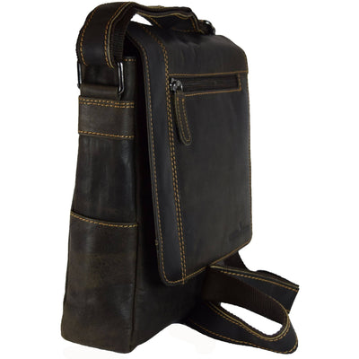 Mini - Messenger Henry - Brown - Unisex - Greenwood Leather