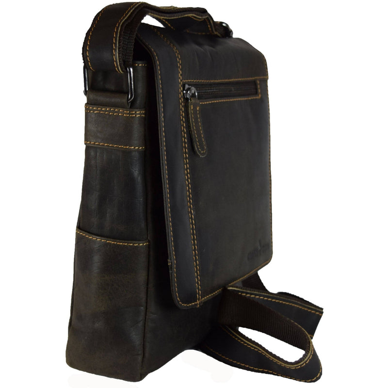 Mini - Messenger Henry - Brown - Unisex - Greenwood Leather