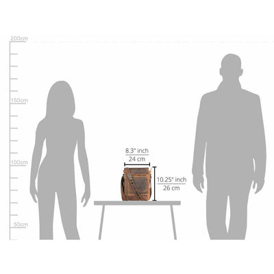 Mini - Messenger Henry - Sandel - Unisex - Greenwood Leather