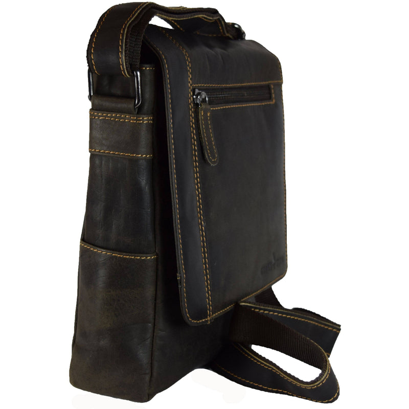 Mini-Messenger Henry - Brown - Unisex - Greenwood Leather