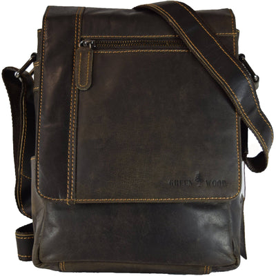 Mini-Messenger Henry - Brown - Unisex - Greenwood Leather