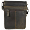 Leather Shoulder Bag Brown - Hobart - Greenwood Leather