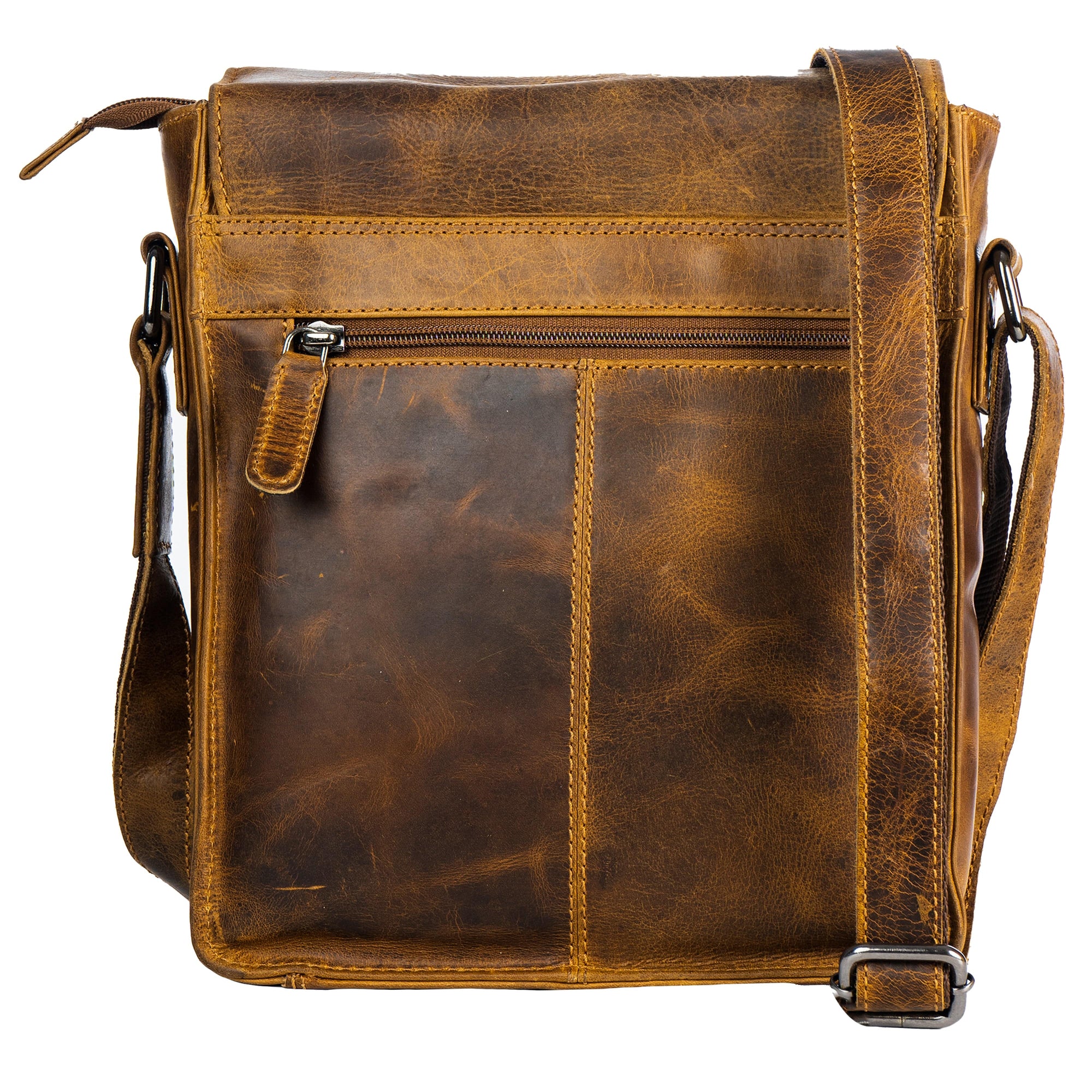 Leather Shoulder Bag Camel Hobart Greenwood Leather
