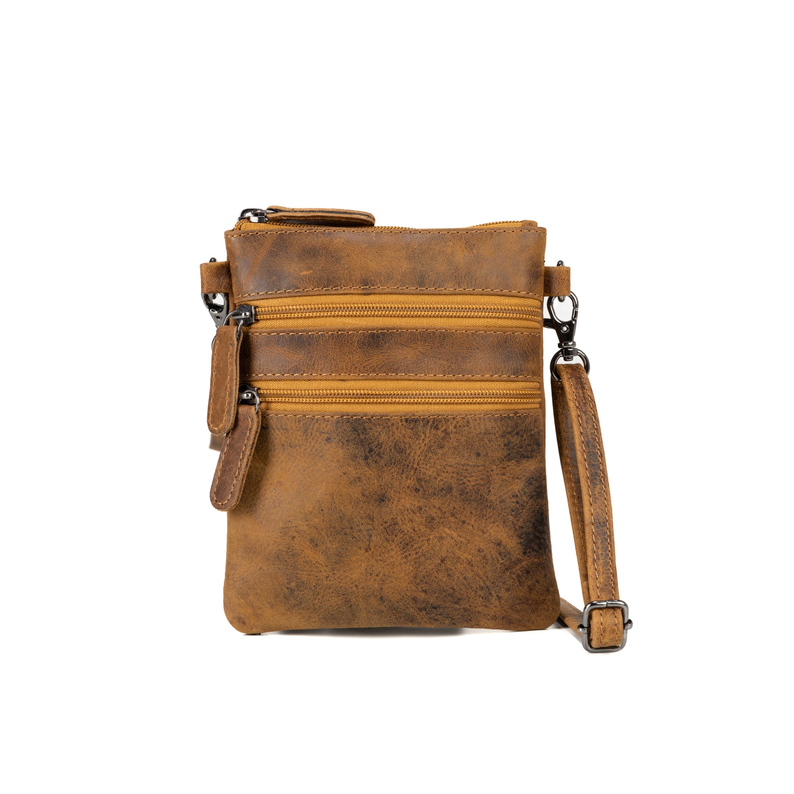 Leather Sling Bag Kempsey - Camel - Leather Greenwood Bag | The Greenwood Leather Online Shop Australia