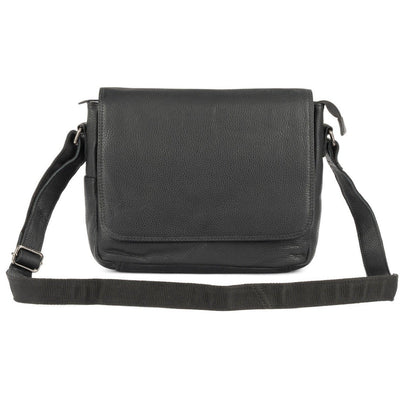 Smart Messenger Mini Steven 11" Black - Greenwood Leather