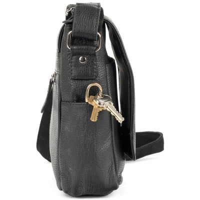 Smart Messenger Mini Steven 11" Black - Greenwood Leather