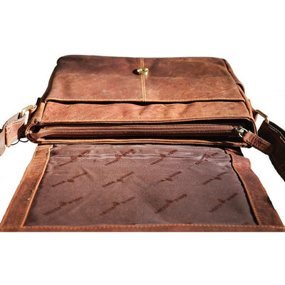 Smart Messenger Mini Steven 11" Camel - Greenwood Leather