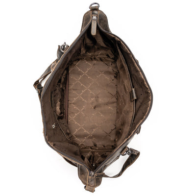 The Weekender Duffle Bag - Brown - Greenwood Leather