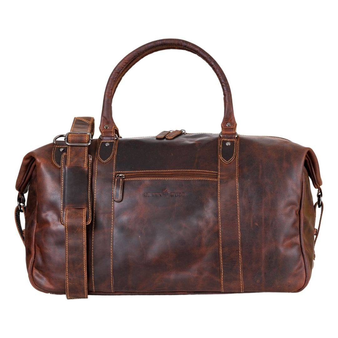The Weekender Duffle Bag - Sandal - Greenwood Leather