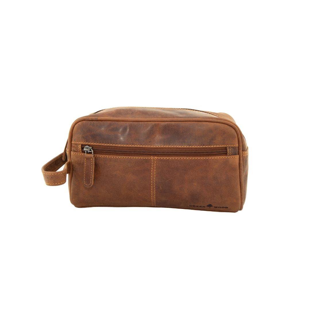 Leather Toiletry Bag Sandel - Geelong - Greenwood Leather