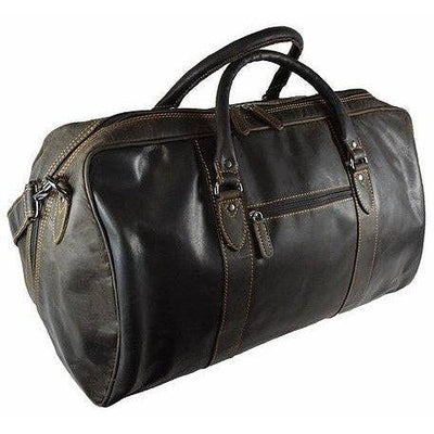 Wilson Leather Weekender Bag – Casual Travel & Holiday Bag (Brown) | Greenwood Leather GW12795 - Greenwood Leather