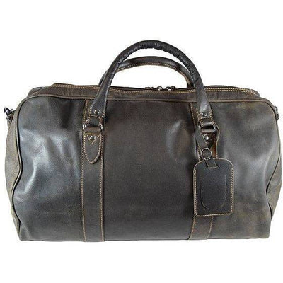 Wilson Leather Weekender Bag – Casual Travel & Holiday Bag (Brown) | Greenwood Leather GW12795 - Greenwood Leather