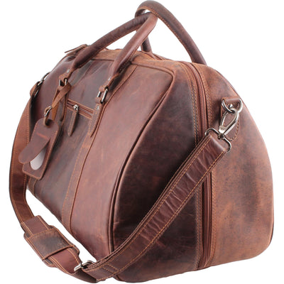 Wilson Leather Weekender Bag – Casual Travel & Holiday Bag (Sandal) | Greenwood Leather GW12795 - Greenwood Leather