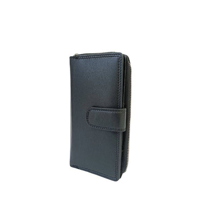 Leather Wallet Black Nova - Greenwood Leather