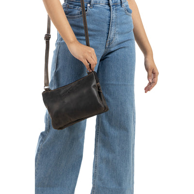 Women's Shoulder Bag Hastings - Greenwood Leather