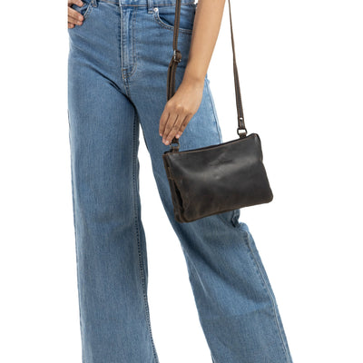 Women's Shoulder Bag Hastings - Greenwood Leather